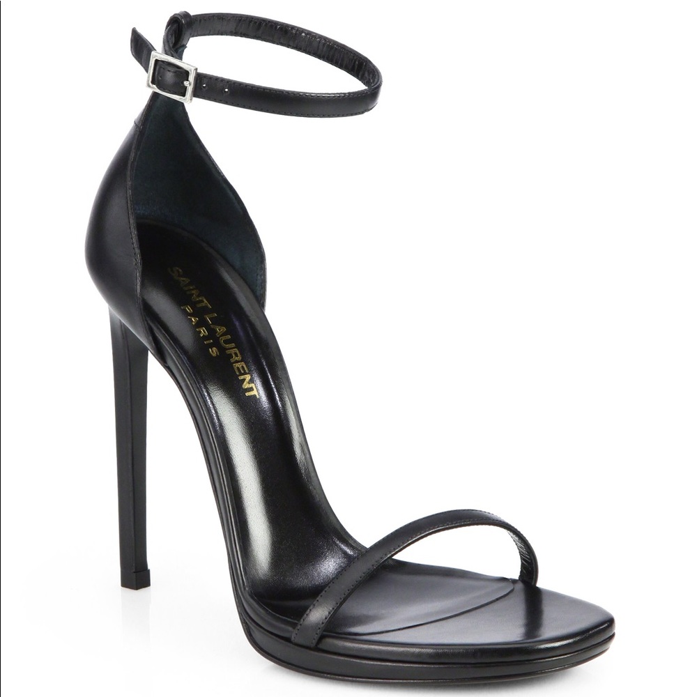 NIB Saint Laurent Jane 105 strappy sandals 38 - Picture 2 of 3